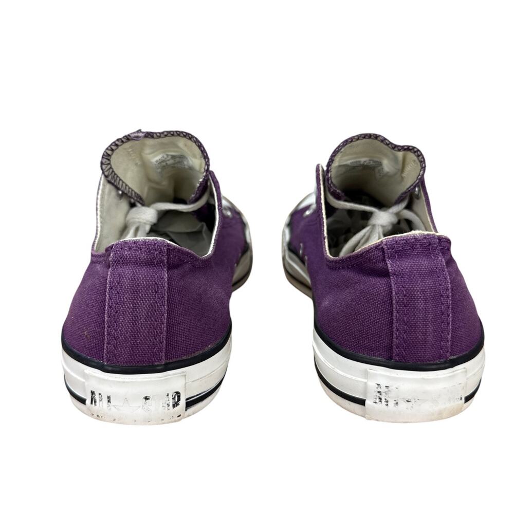 Converse All Star Low Top Purple Sneakers Mens 7 Womens 9 Chuck Taylor Canvas - Picture 7 of 12
